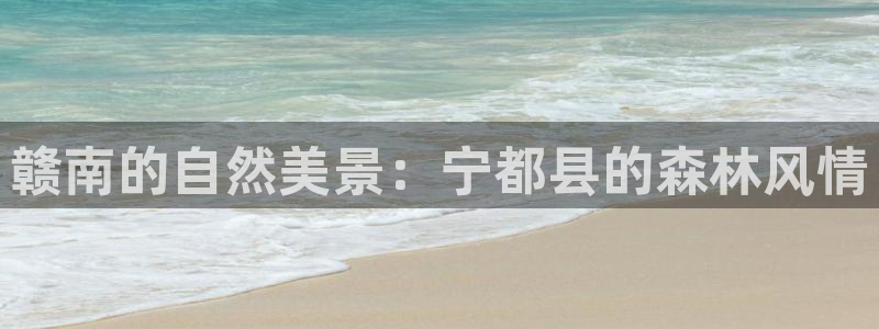 新宝gg佳740005：赣南的自然美景：宁都县的森林风情